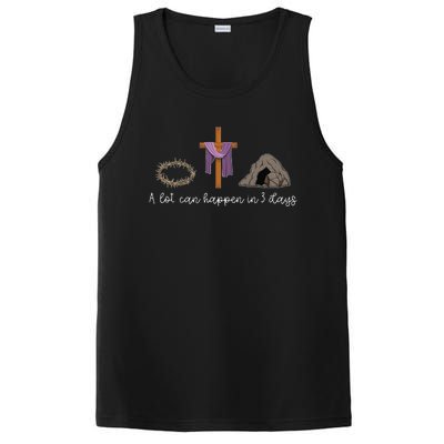 A Lot Can Happen In 3 Days Gift for a Christian Easter Day PosiCharge Competitor Tank