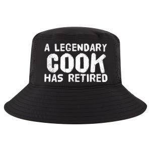 A Legendary Cook Retired Funny Retiret Cooking Chef Gift Meaningful Gift Cool Comfort Performance Bucket Hat