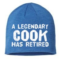 A Legendary Cook Retired Funny Retiret Cooking Chef Gift Meaningful Gift Sustainable Beanie