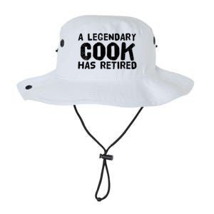 A Legendary Cook Retired Funny Retiret Cooking Chef Gift Meaningful Gift Legacy Cool Fit Booney Bucket Hat