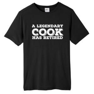 A Legendary Cook Retired Funny Retiret Cooking Chef Gift Tall Fusion ChromaSoft Performance T-Shirt