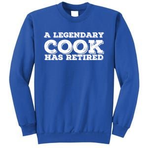 A Legendary Cook Retired Funny Retiret Cooking Chef Gift Sweatshirt