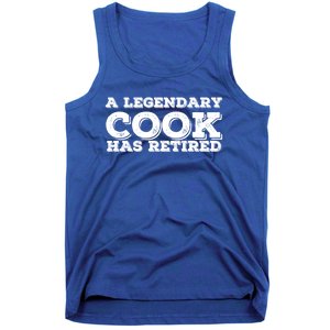 A Legendary Cook Retired Funny Retiret Cooking Chef Gift Tank Top