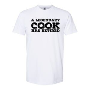 A Legendary Cook Retired Funny Retiret Cooking Chef Gift Softstyle CVC T-Shirt