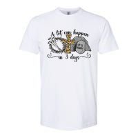 A Lot Can Happen In 3 Days Easter Day Jesus Cross Christian Softstyle CVC T-Shirt