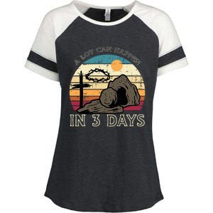 A Lot Can Happen In 3 Days Easter Religious Enza Ladies Jersey Colorblock Tee