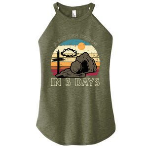 A Lot Can Happen In 3 Days Easter Religious Women's Perfect Tri Rocker Tank