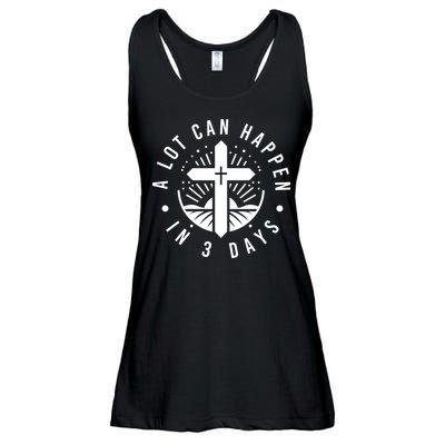A Lot Can Happen In 3 Days – Christian Easter Resurrection Ladies Essential Flowy Tank