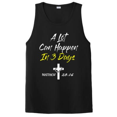 A Lot Can Happen In 3 Days Christian Easter Good Friday Gift PosiCharge Competitor Tank