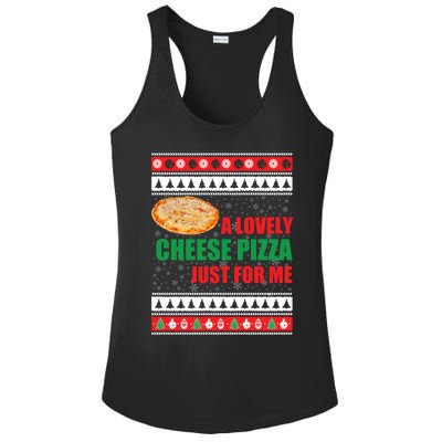 A Lovely Cheese Pizza Just For Kevin Funny Alone Home Gift Ladies PosiCharge Competitor Racerback Tank