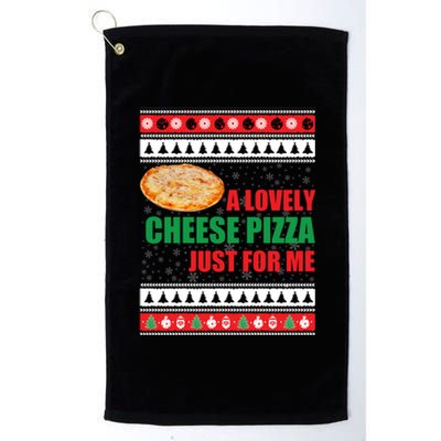 A Lovely Cheese Pizza Just For Kevin Funny Alone Home Gift Platinum Collection Golf Towel