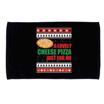 A Lovely Cheese Pizza Just For Kevin Funny Alone Home Gift Microfiber Hand Towel