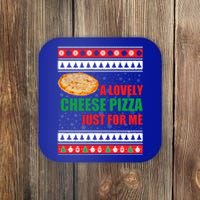 A Lovely Cheese Pizza Just For Kevin Funny Alone Home Gift Coaster