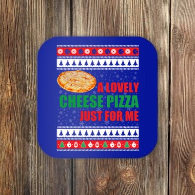 A Lovely Cheese Pizza Just For Kevin Funny Alone Home Gift Coaster