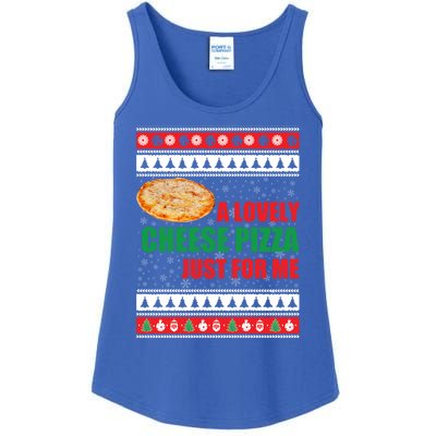 A Lovely Cheese Pizza Just For Kevin Funny Alone Home Gift Ladies Essential Tank