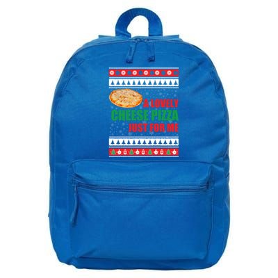 A Lovely Cheese Pizza Just For Kevin Funny Alone Home Gift 16 in Basic Backpack