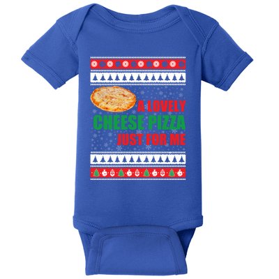 A Lovely Cheese Pizza Just For Kevin Funny Alone Home Gift Baby Bodysuit