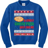 A Lovely Cheese Pizza Just For Kevin Funny Alone Home Gift Kids Sweatshirt