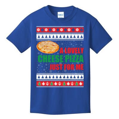 A Lovely Cheese Pizza Just For Kevin Funny Alone Home Gift Kids T-Shirt