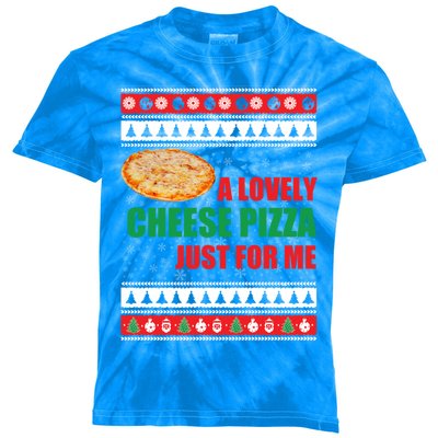 A Lovely Cheese Pizza Just For Kevin Funny Alone Home Gift Kids Tie-Dye T-Shirt