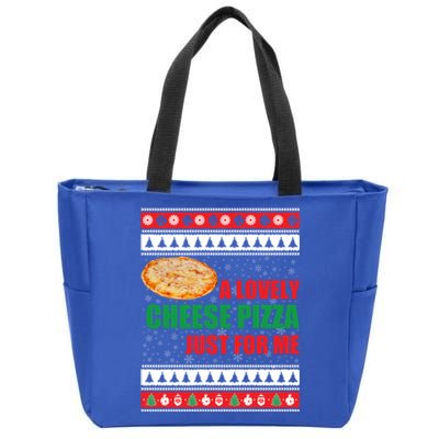 A Lovely Cheese Pizza Just For Kevin Funny Alone Home Gift Zip Tote Bag