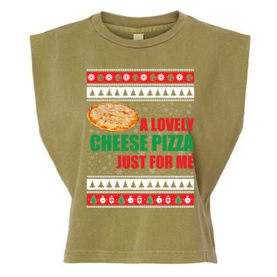 A Lovely Cheese Pizza Just For Kevin Funny Alone Home Gift Garment-Dyed Women's Muscle Tee