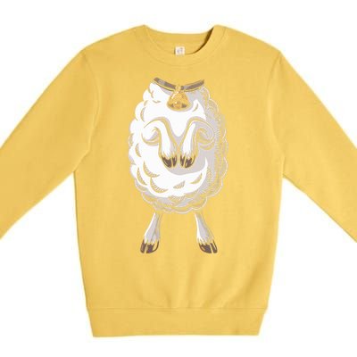 Adult Lamb Costume Premium Crewneck Sweatshirt