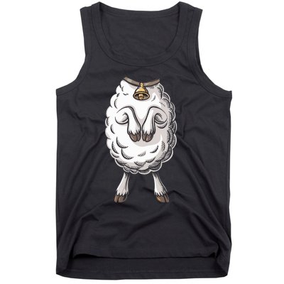 Adult Lamb Costume Tank Top