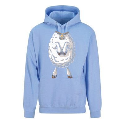 Adult Lamb Costume Unisex Surf Hoodie