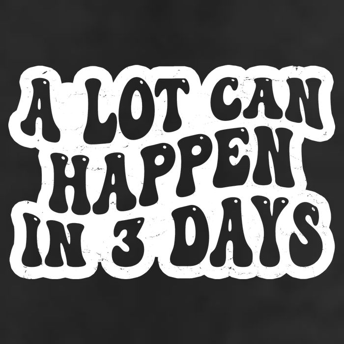 A Lot Can Happen In 3 Days Funny Golf Towel