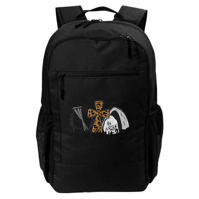 A Lot Can Happen In 3 Days Jesus Easter Leopard Christian Backpack