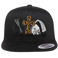 A Lot Can Happen In 3 Days Jesus Easter Leopard Christian Flat Bill Trucker Hat