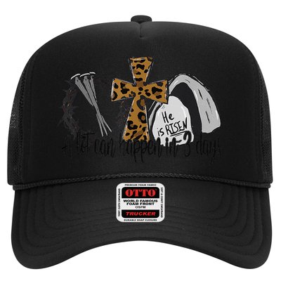 A Lot Can Happen In 3 Days Jesus Easter Leopard Christian Hat