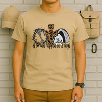 A Lot Can Happen In 3 Days Jesus Easter Leopard Christian T-Shirt