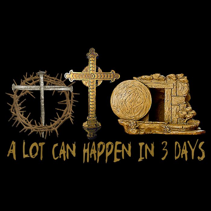 A Lot Can Happen In 3 Days Jesus Easter Christian Gifts Impact Tech Backpack