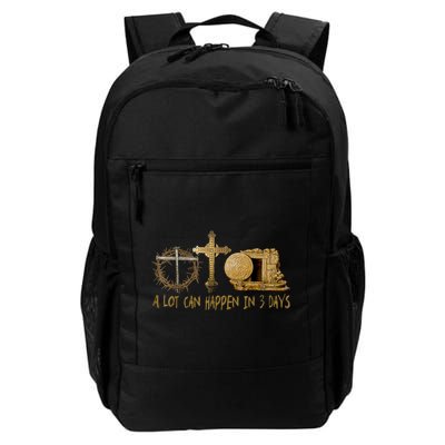 A Lot Can Happen In 3 Days Jesus Easter Christian Gifts Backpack