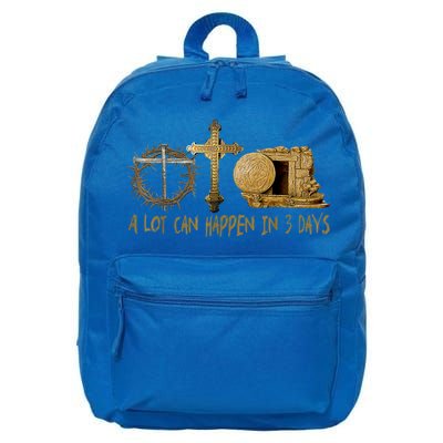 A Lot Can Happen In 3 Days Jesus Easter Christian Gifts 16 in Basic Backpack