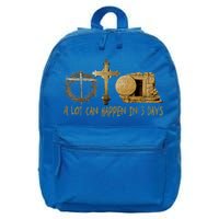A Lot Can Happen In 3 Days Jesus Easter Christian Gifts 16 in Basic Backpack