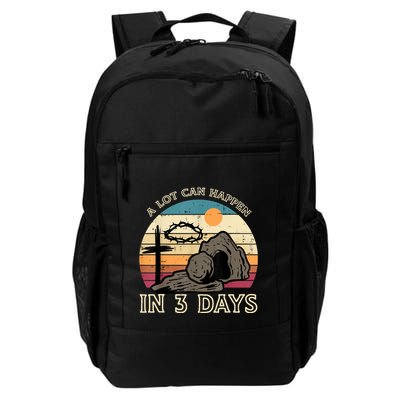A Lot Can Happen In 3 Days Easter Religious Backpack