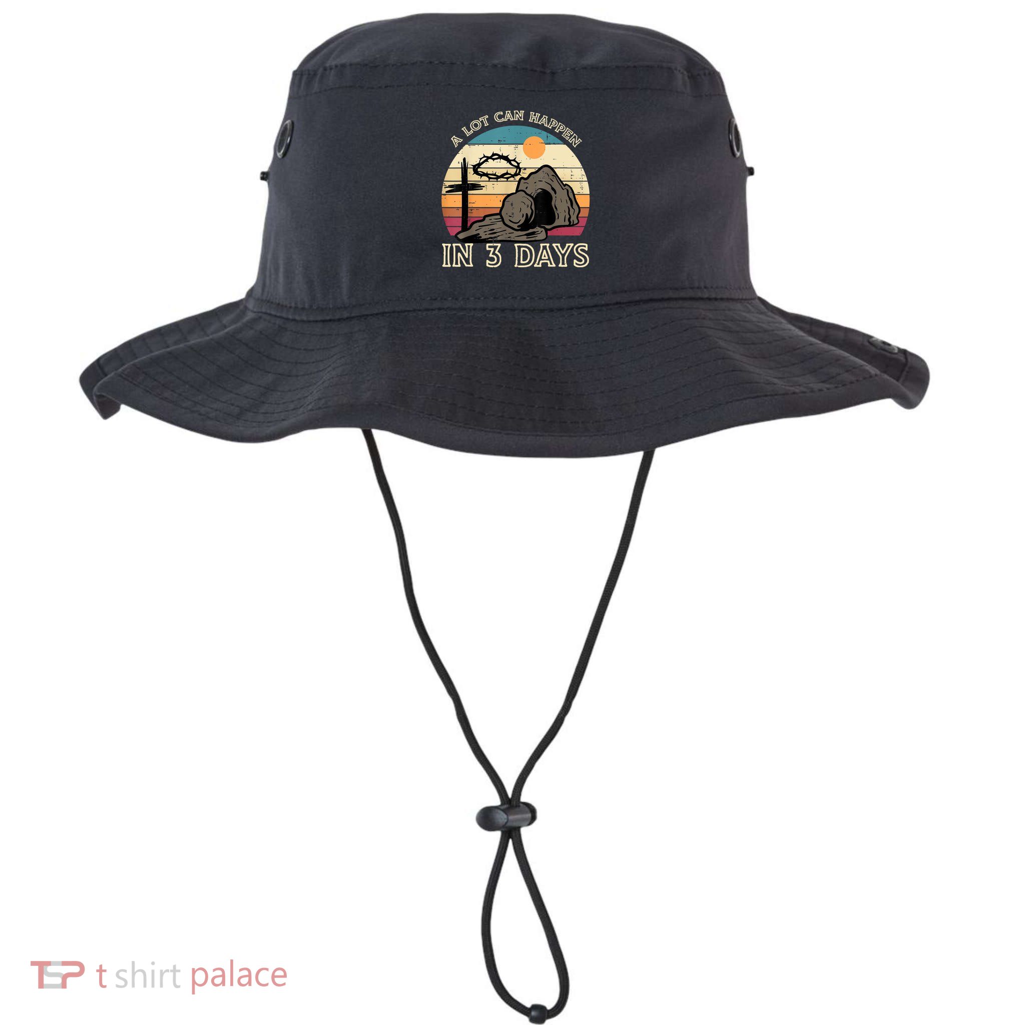 A Lot Can Happen In 3 Days Easter Religious Bucket Hat