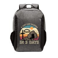 A Lot Can Happen In 3 Days Easter Religious Vector Backpack
