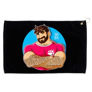 Adam Likes Crossing Arms Sakura Grommeted Golf Towel