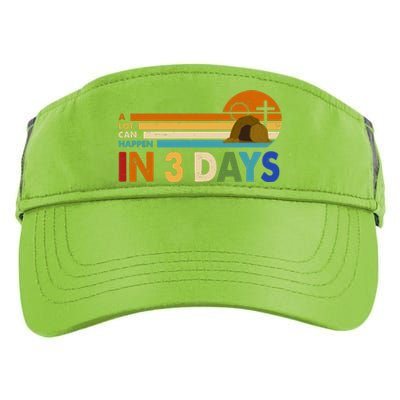 A Lot Can Happen In 3 Days Easter Jesus Adult Drive Performance Visor