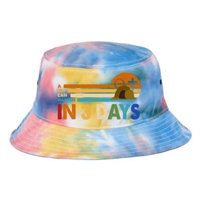 A Lot Can Happen In 3 Days Easter Jesus Tie Dye Newport Bucket Hat