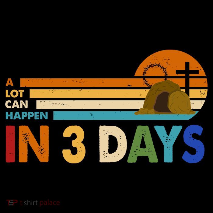 A Lot Can Happen In 3 Days Easter Jesus Drawstring Bag