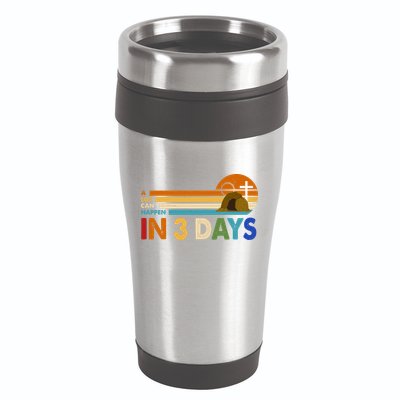 A Lot Can Happen In 3 Days Easter Jesus 16oz Travel Tumbler