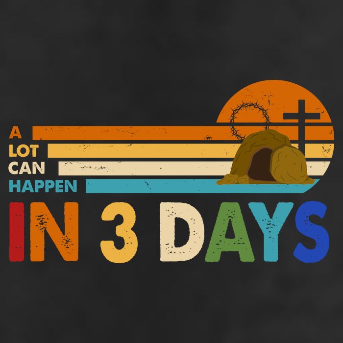A Lot Can Happen In 3 Days Easter Jesus Golf Towel