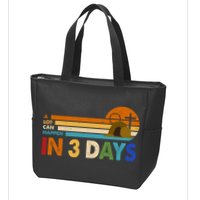 A Lot Can Happen In 3 Days Easter Jesus Zip Tote Bag