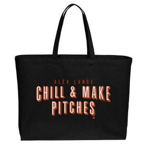 Alex Lange Chill And Make Pitches Cotton Canvas Jumbo Tote