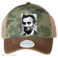 Abraham Lincoln Close Up Portrait Photo Picture Legacy Tie Dye Trucker Hat